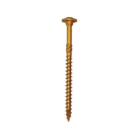Grk Fasteners Wood Screw, #20, 6 in, Steel Flange Round Head Torx Drive, 40 PK 96015